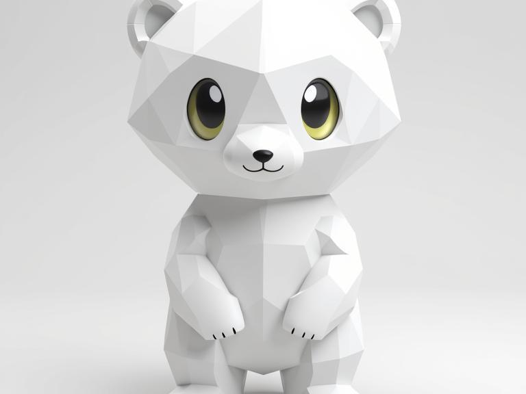 Low Poly Polar Bear