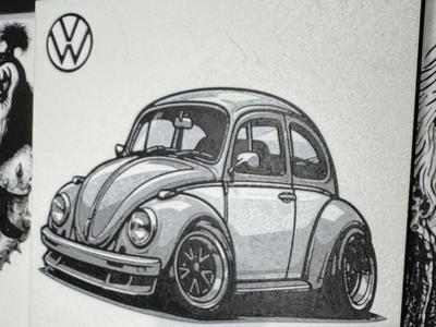 Hue Forge Caricature VW Beetle