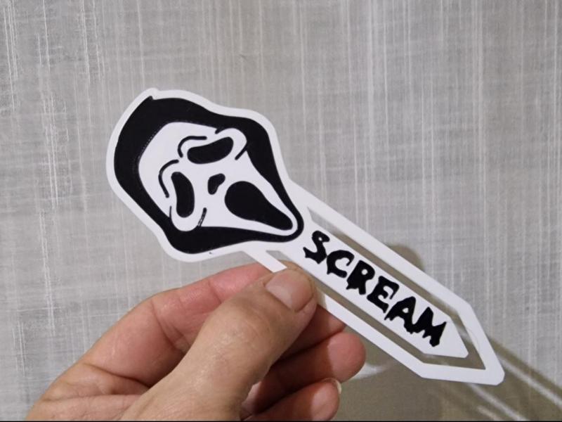 Scream bookmark Scream Bookmark