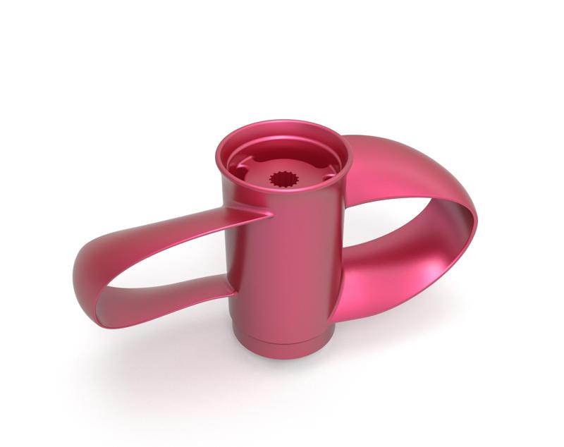 Toroidal boat propeller - 2 blades