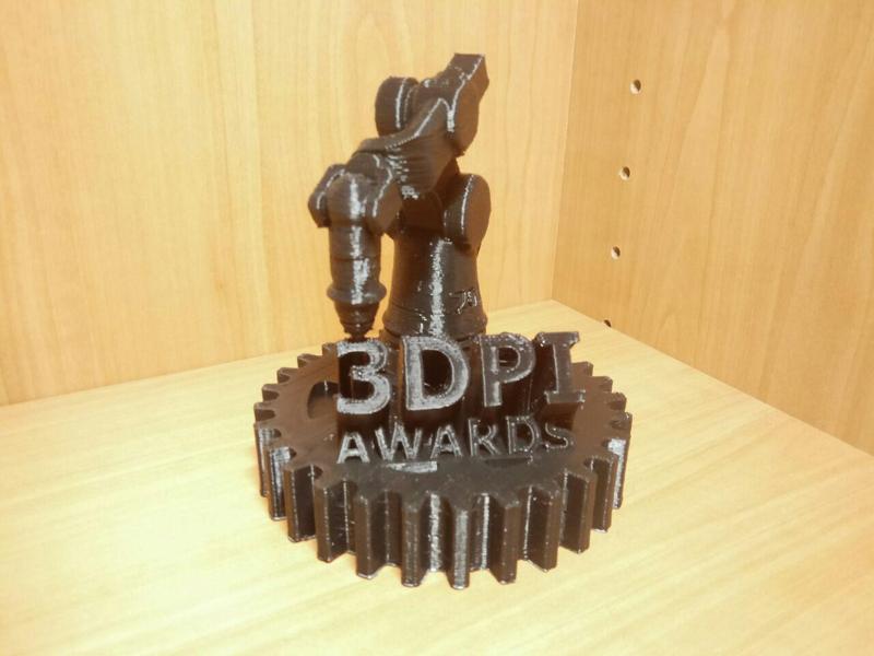 3DPI Awards 2017 Trophy