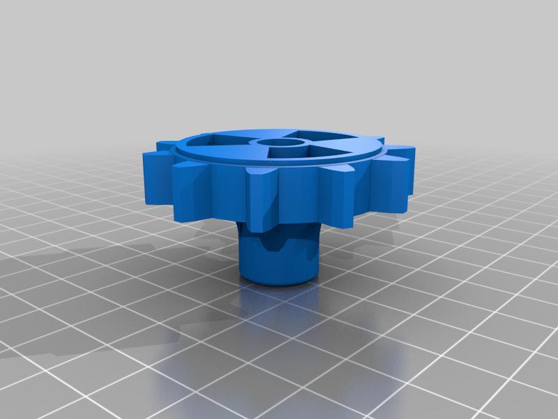 Nuclear radiation symbol Z Screw Ender 3 v2