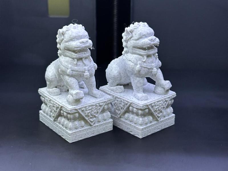 Auspicious Stone Lion Series 9