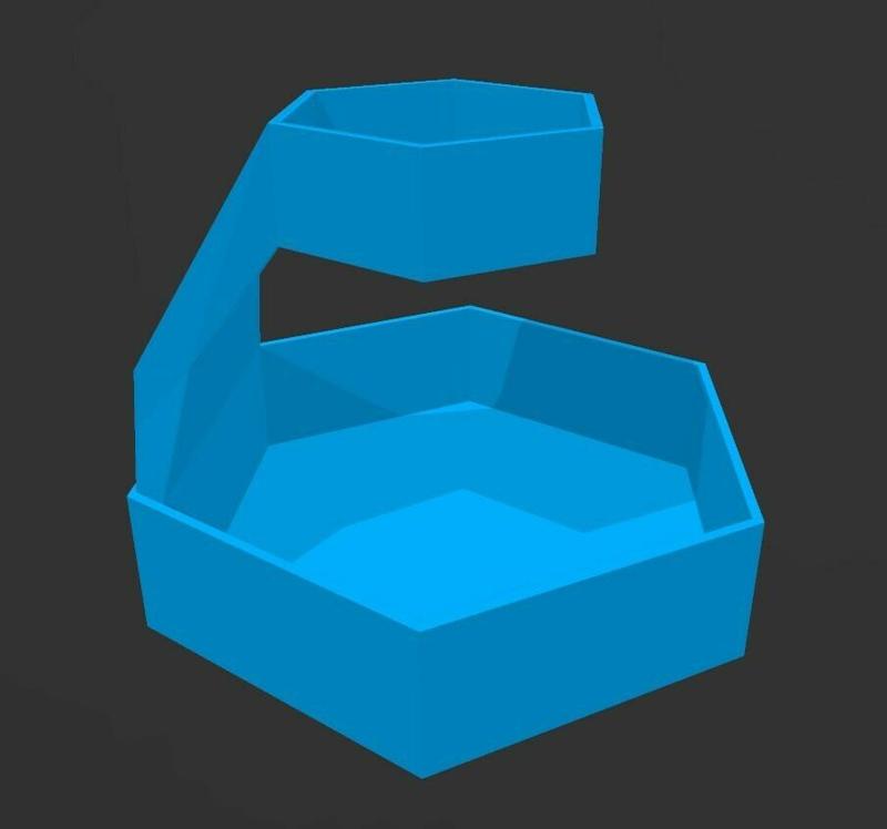 Floating Hex Bowl Party Hexagon Organizer