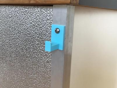 Screw in sunglasses hook