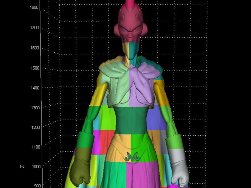 Life-Size Evil Buu Dragonball 3D Model