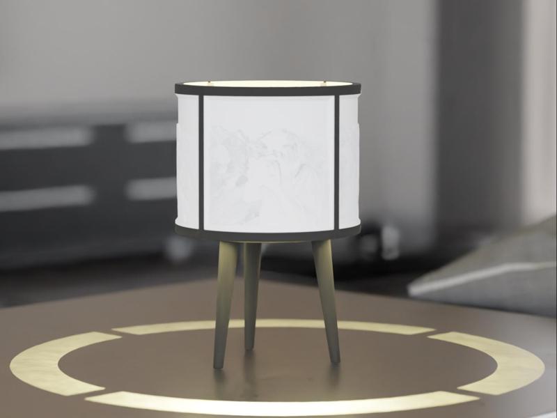 Personalized Lampshade Lamp