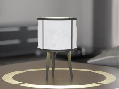 Personalized Lampshade Lamp