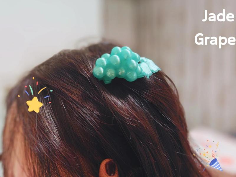 Exquisite Jade Grape Hair Clip/Hair Accessory
