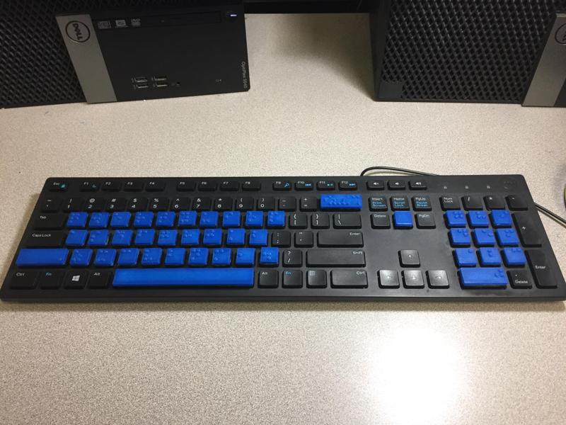 Braille Keyboard Keys