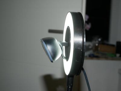 Logitech C270 mount for W-Lite gooseneck LED light