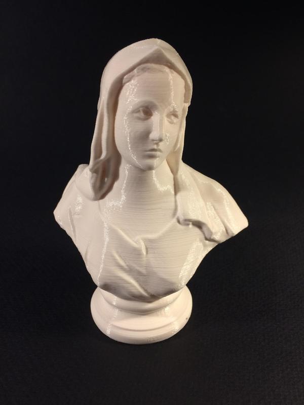 Bust from the choir  stall of the Cathedral in Poz