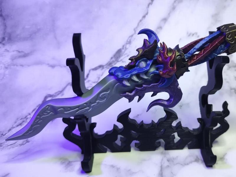 Changfeng 3D Original Serpent Blade Dagger Generation 2 No Support Required, Separately Colored Assembly