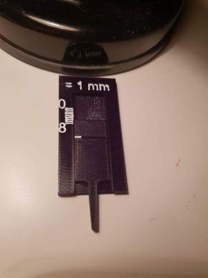 Tire tread depth gauge