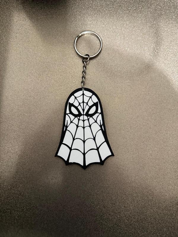 Spider Man Ghost Keychain
