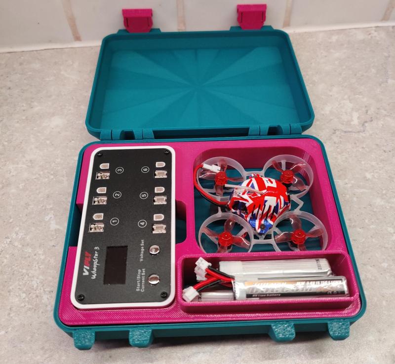 65mm whoop, whoopstor and battery case