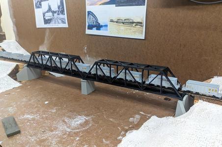 N Scale 150 ft Pratt Truss Bridge