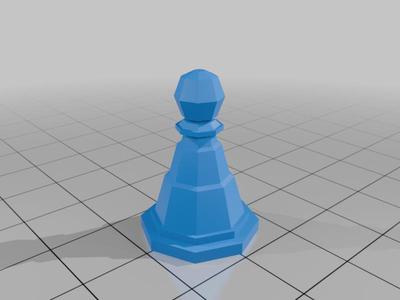 Low-Poly Chess Set : Pawn