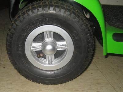 Mobility scooter wheels