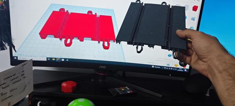 Recta 87mm scalextric