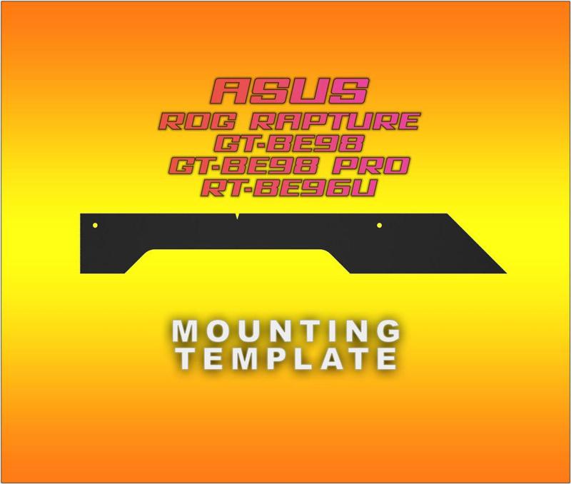 ASUS ROUTER WALL CEILING MOUNT BRACKET GT-BE98 PRO RT-BE96U ROG RAPTURE INVISIBLE WIFI 7