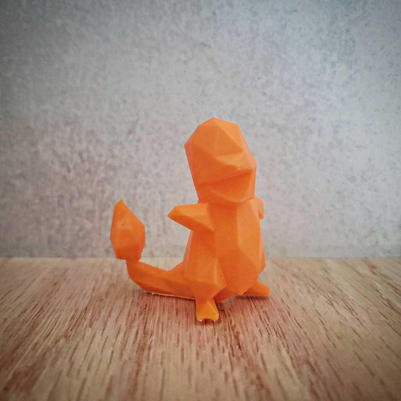 Charmander - low poly (pokemon)