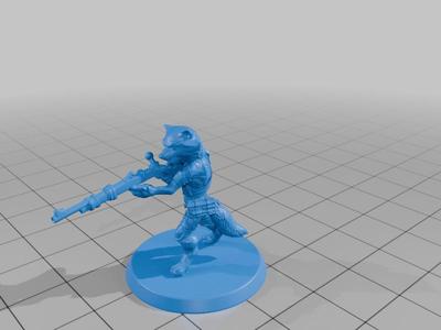 Raccon folk miniature