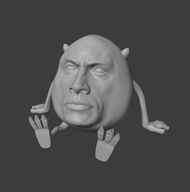 Mike Rockowski (The Rock + Mike Wazowski) - Support Free