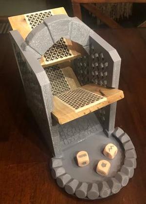 Open Dice Towers for the Blind and Visually Impaired