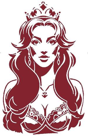 Princess stencil 1