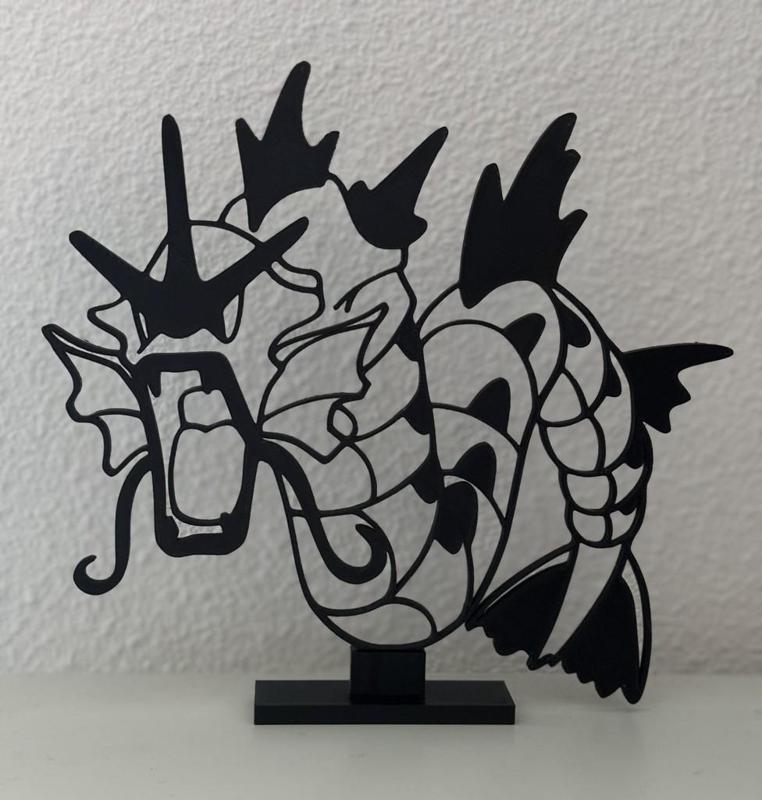 Gyarados Pokemon line art