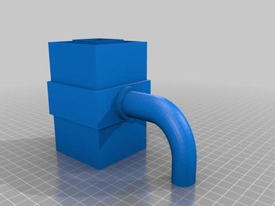 Rain Water Harvester 65mm Square Pipe