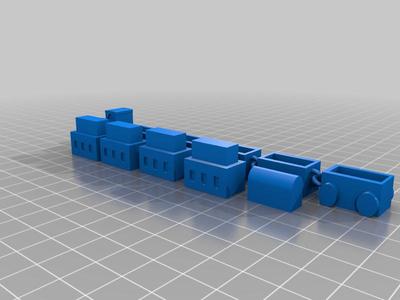 Articulated Train With Attachments - From the Original Maker