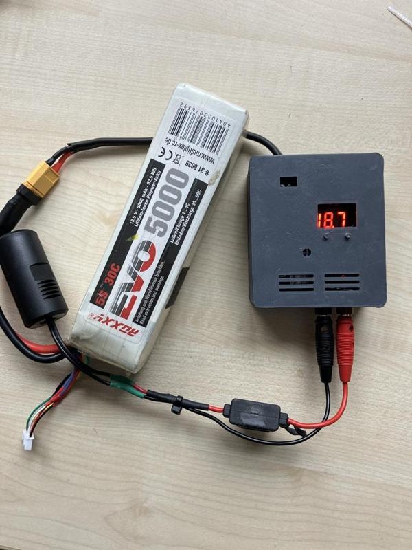 Spannungsüberwachung, Stepdown für Kühlschrank für Lipo oder Werkzeugakkus