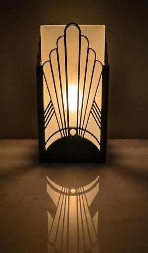 Art Deco Lampshade for GRÖNÖ lamp 1