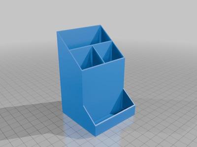 Tool cup with optional parts bin