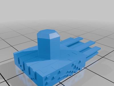 Toilet Seat 2 Top Bumper Minecraft Ghast