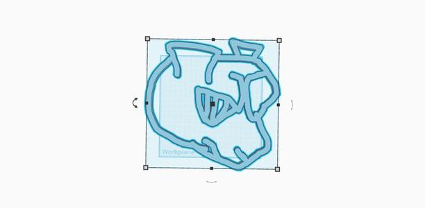 mewtwo stencil ( head version )