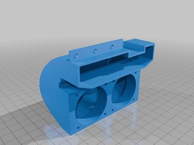 Dual high power fan rack for Nvidia Tesla M40