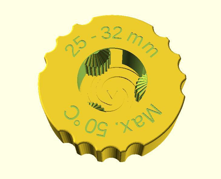 Adaptive (25 - 32 mm) PET Bottle Opener