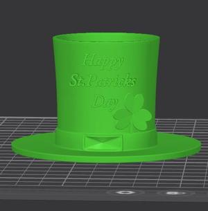 St.Patricks Day Hat Cup_No Handle