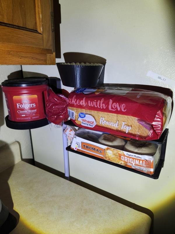 magnetic bread and english muffin holder 