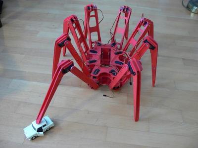 Spider Robot [Remix] 3d printable 