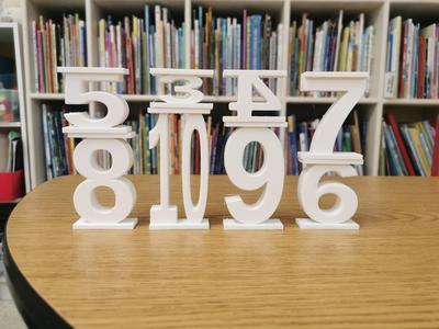 Scaled number stackers V1.1