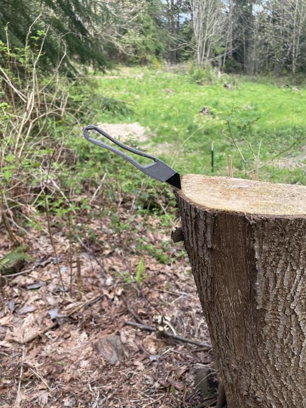 utility blade throwing knife device 