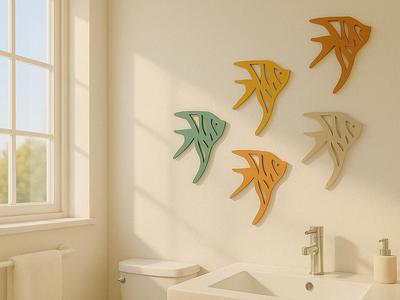 Decorative Ornamental Fish – Bathroom Wall Decor