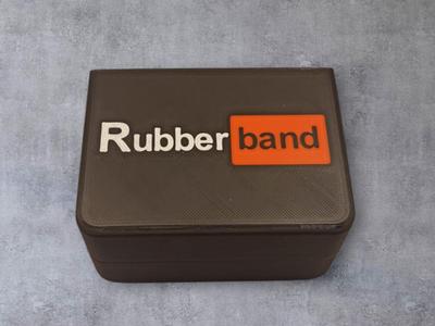 STORAGE BOX WITH MAGNETIC LID. PRINT IN PLACE