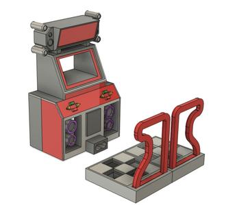 In the Groove arcade cabinet