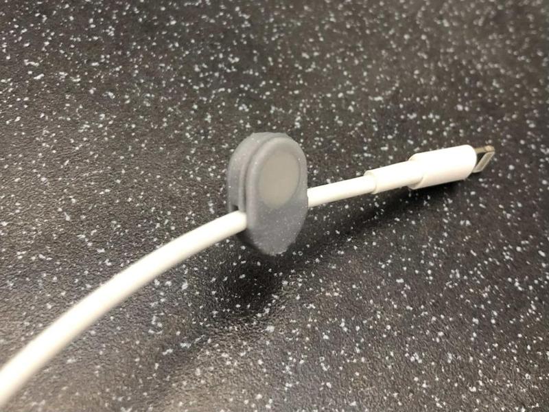 Magnet iphone cable holder clip