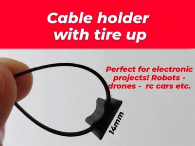 Cable Holder (with tire-up)